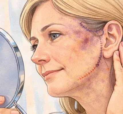 切開リフト術後〜3ヶ月の経過