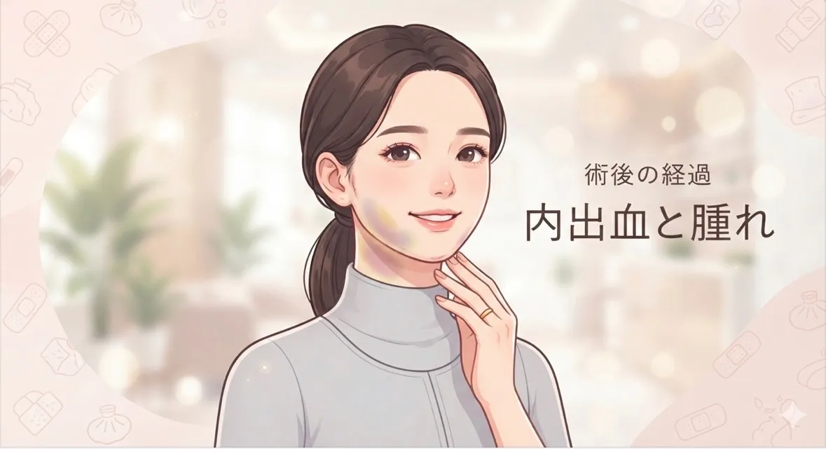 【術後の内出血】いつまで続く?長引く内出血を「最速」で引かせる方法 東京 港区 赤坂 六本木